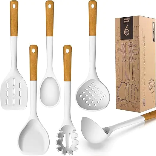 SILICONE COOKING UTENSILS SET